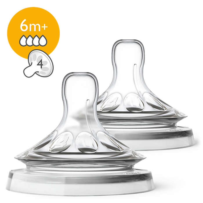 Philips AVENT Natural Feeding Teat Fast Flow- 2 pack