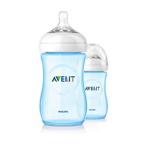 Philips AVENT Natural Feeding Bottle – 260ml – Twin Pack – Blue
