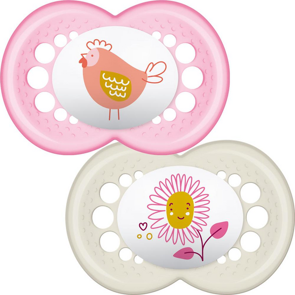 MAM Original Soother - 12m+ - Pink - Twin Pack