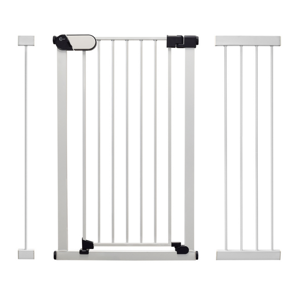 Callowesse Saluki Tall and Narrow Pet Gate – Auto-Close Pressure Fitted – 65cm – 107cm Wide and 96cm Tall