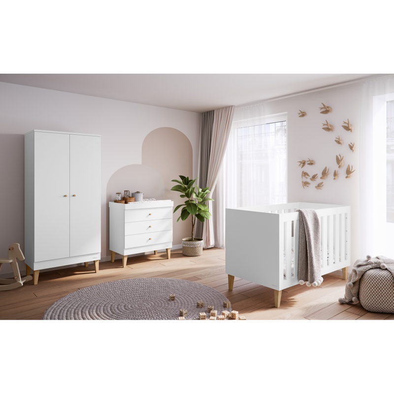 Venicci Saluzzo 3 Piece Room Set – Premium White