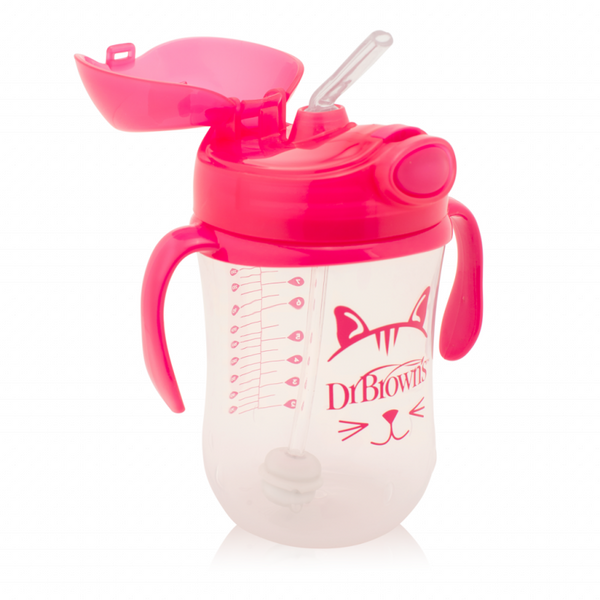 Dr Brown’s Baby’s First Straw Cup – Pink