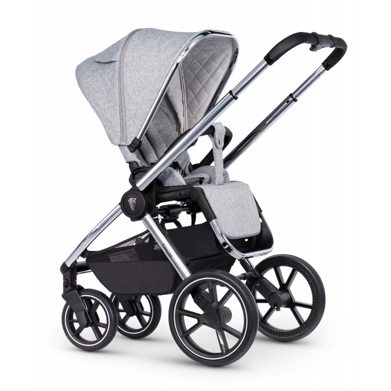 Venicci Tinum 2.0 3 in 1 Travel System with Ultralite Car Seat in Black- City Grey