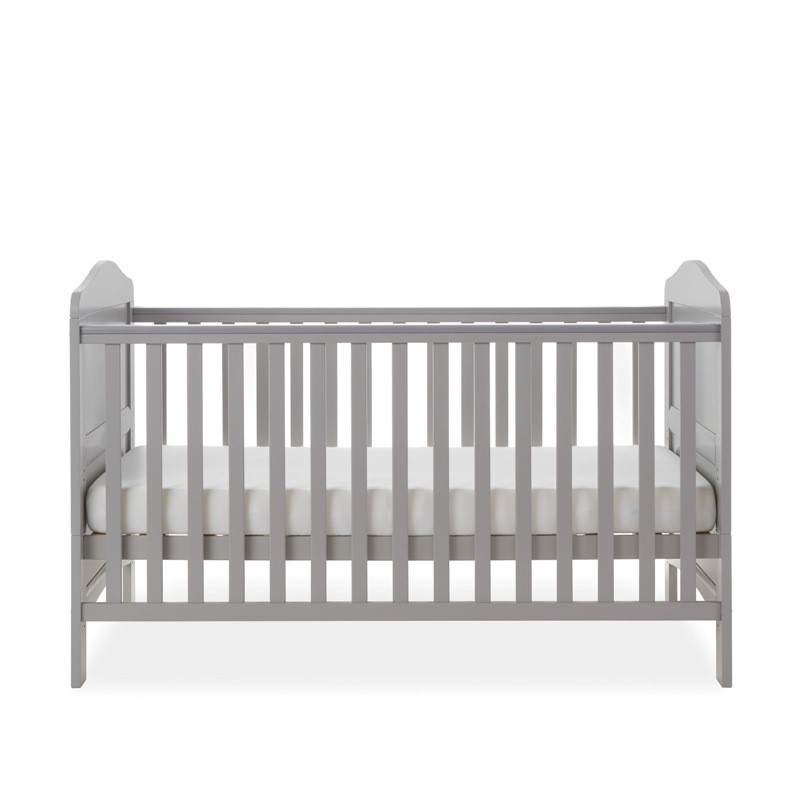 Whitby Cot Bed- Warm Grey - Mid Level Setting