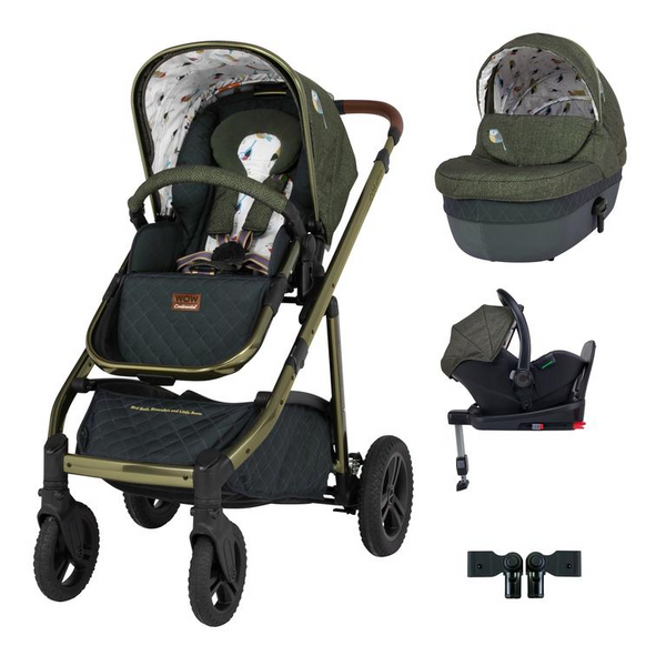 Cosatto Wow Continental i-Size 3 in 1 Travel System Bundle (Incl. i-Size 0+ Car Seat & Base) - Bureau