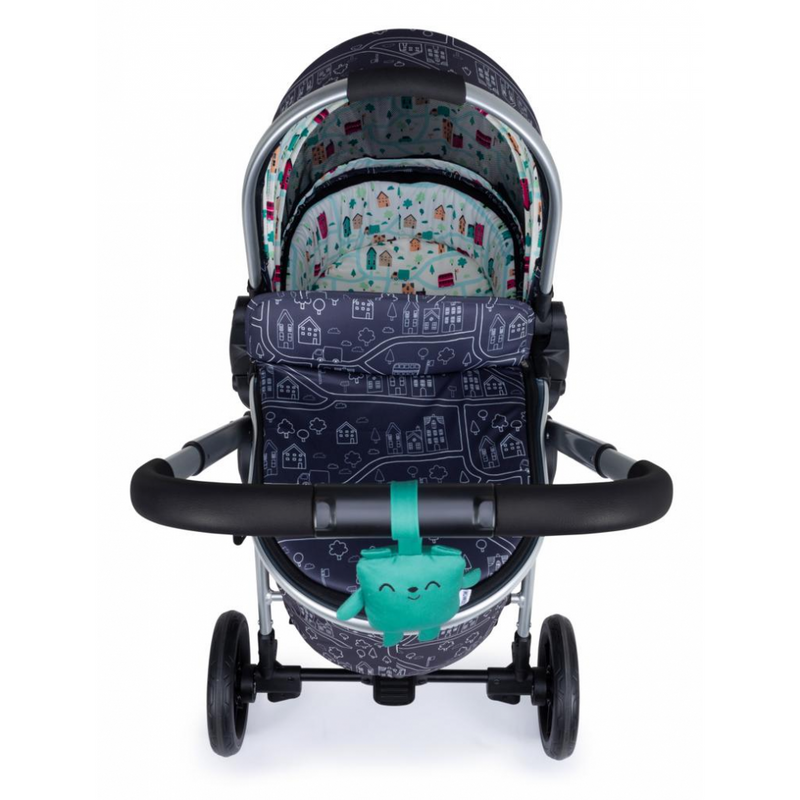 Cosatto Wowee i-Size 3 in 1 Travel System Bundle (Incl. i-Size 0+ Car Seat & Base) - My Town