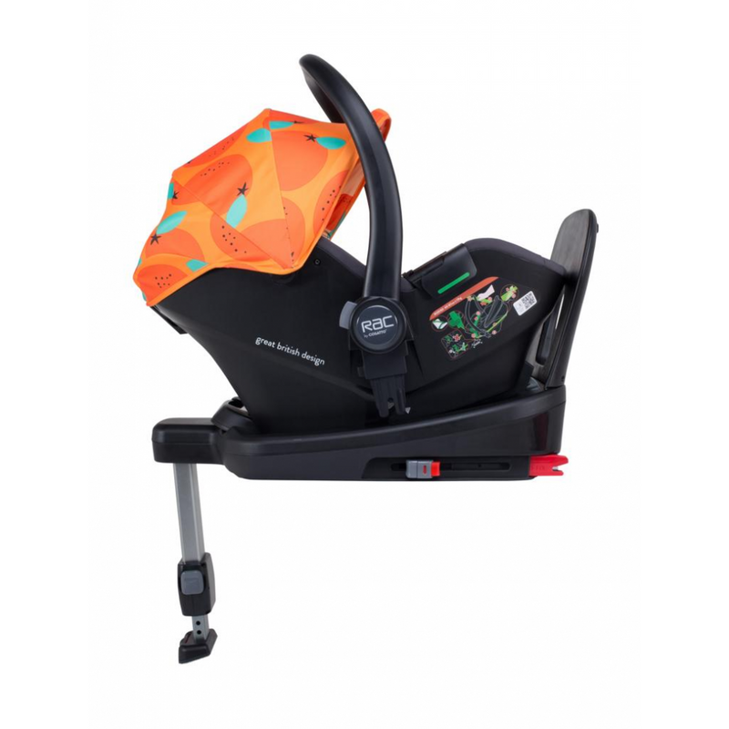 Cosatto Wowee Everything 3 in 1 Travel System Bundle (Incl. i-Size 0+ Car Seat & Base) - So Orangey