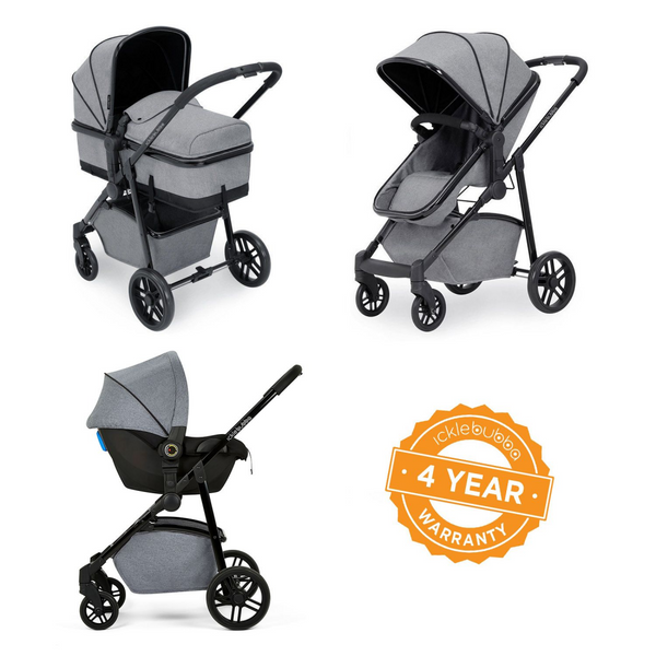 Ickle Bubba Moon 3-in-1 Travel System – Space Grey