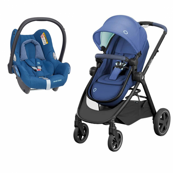 Maxi-Cosi Zelia Pushchair + CabrioFix Car Seat – Essential Blue