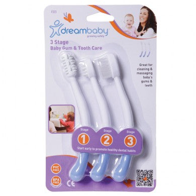 Dreambaby Toothbrush 3 Stage - Blue