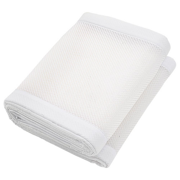 BreathableBaby Four-Sided Mesh Cot Liner – White