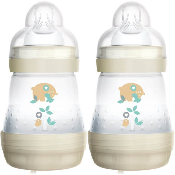 MAM Easy Start Anti-Colic Bottle - 160ml - Twin Pack - White – Design May Vary