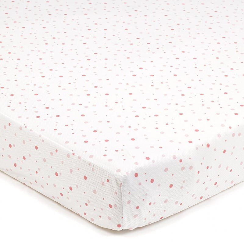 BreathableBaby Superdry - Fitted Sheet for Cot Bed - Twin Pack - English Garden
