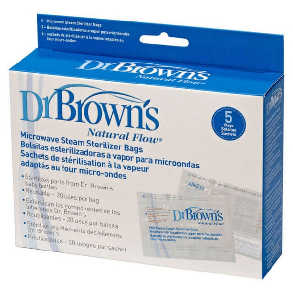 Dr Brown's Microwave Steriliser Bag - 5 Pack