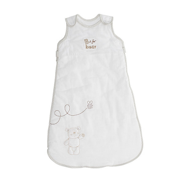 Obaby B Is For Bear Sleeping Bag White - 6-18 Months