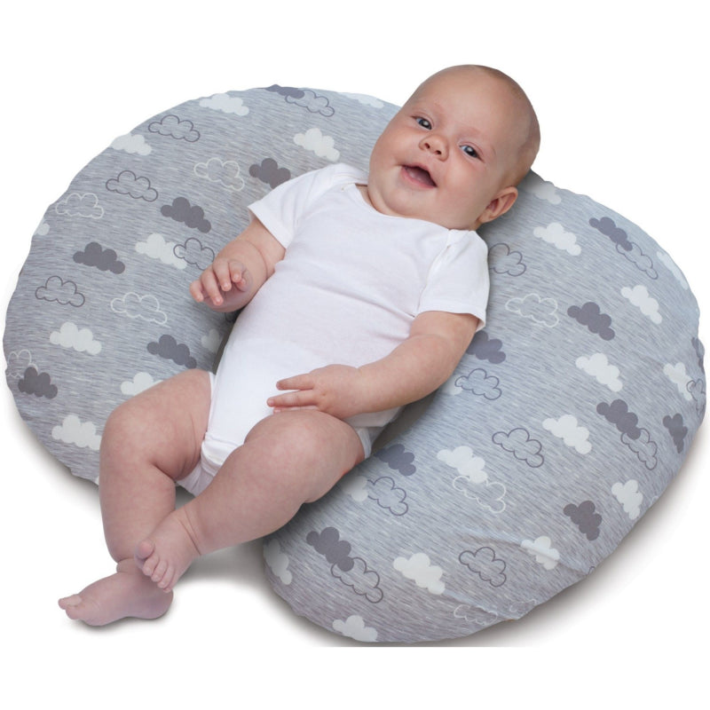 Boppy Nursing/Feeding Pillow with Cotton Slipcover - Clouds
