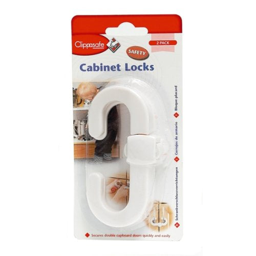 Clippasafe Cabinet Lock - Pack of 2