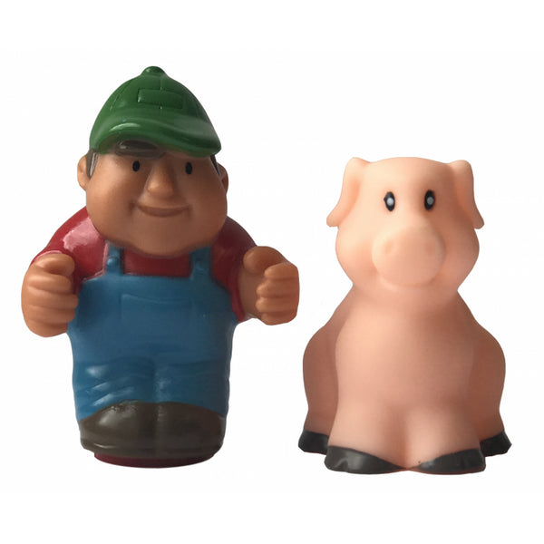 Tomy Johnny and Friends Farm Adventure Playset - Corey and Pig