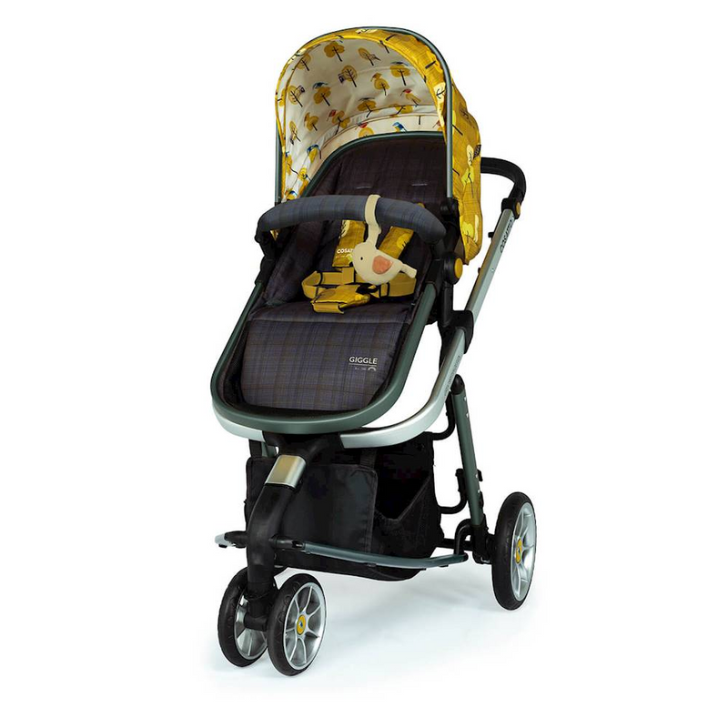 Cosatto Giggle 3 Travel System & Hold Group 0+ Car Seat Bundle – Spot The Birdie