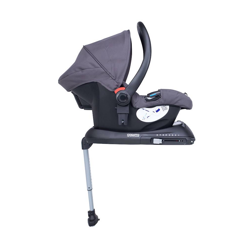 Cosatto Giggle 3 Whole 9 Yards Bundle & Hold Group 0+ Car Seat – Charcoal Mister Fox