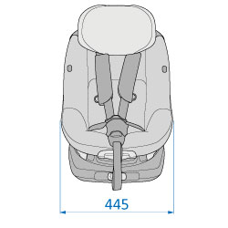 Maxi-Cosi AxissFix Car Seat - Dimensions