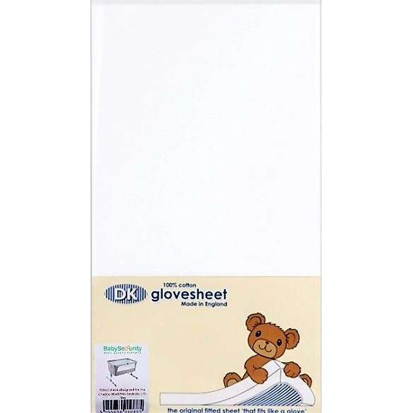DK Glovesheet – Next2Me Fitted Mattress Sheet – White