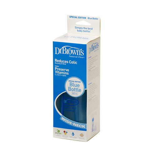 Dr Brown’s Natural Flow 270ml Bottle – Blue