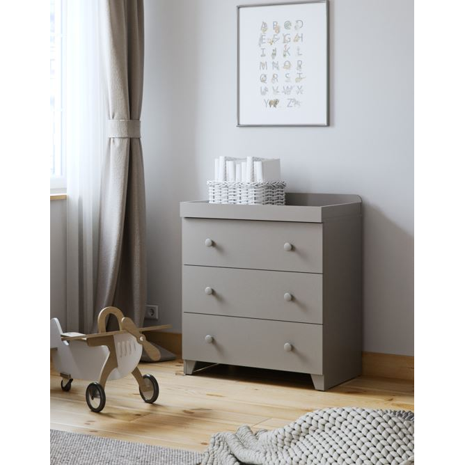 Callowesse Barnack Changing Table Dresser - Grey