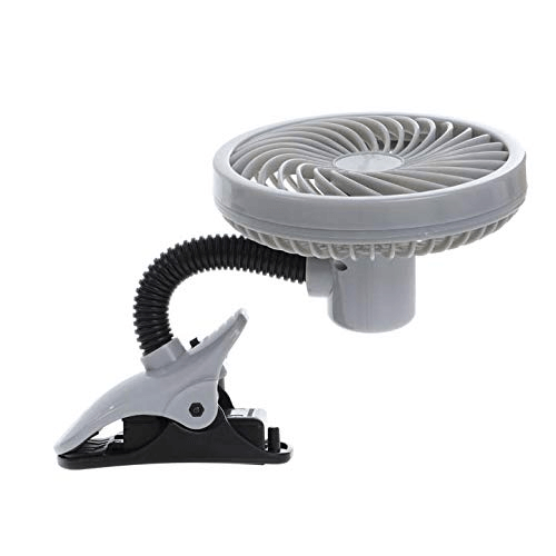 Dreambaby Deluxe Caged Stroller Fan – Black & Grey