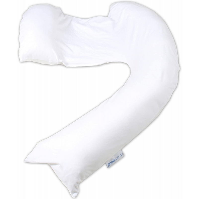 DreamGenii Pregnancy Pillowcase Cover – White