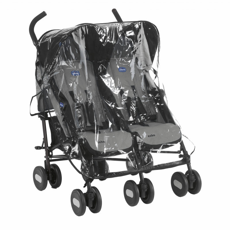 Chicco Echo Twin Stroller - Coal