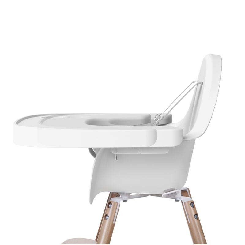 Childhome Evolu 2 Highchair and Tray - White