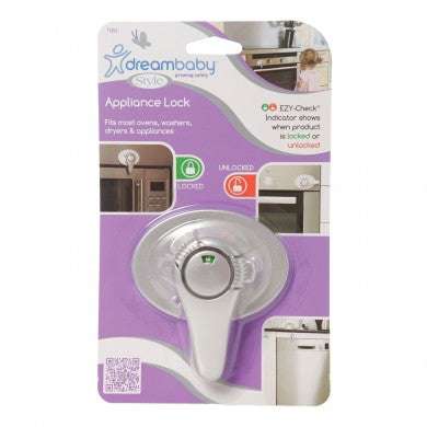 Dreambaby EZY-Check Swivel Appliance Latch - Silver