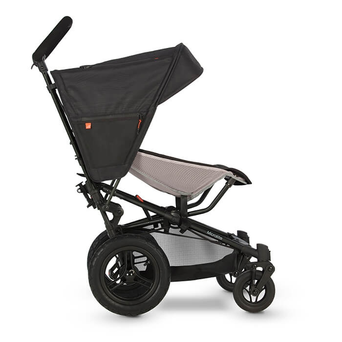 Micralite FastFold Stroller, Essential Colour Pack and Footmuff – Black