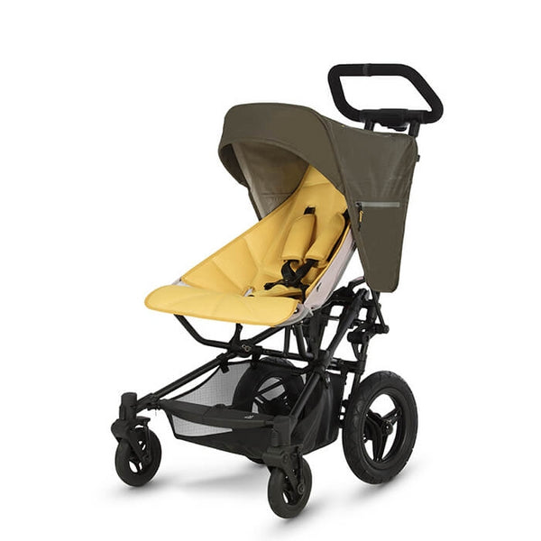 Micralite FastFold Compact Stroller and Essential Colour Pack - Khaki/Saffron