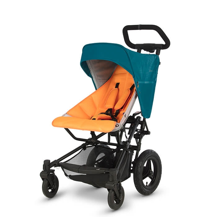 Micralite FastFold Compact Stroller and Essential Colour Pack - Teal/Orange