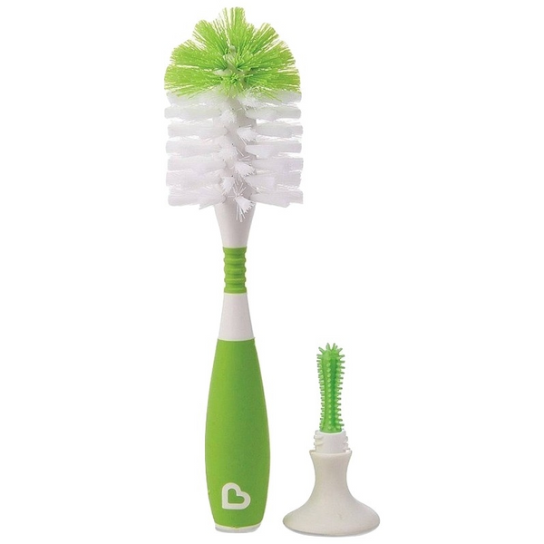 Munchkin Bristle Bottle Brush – Green