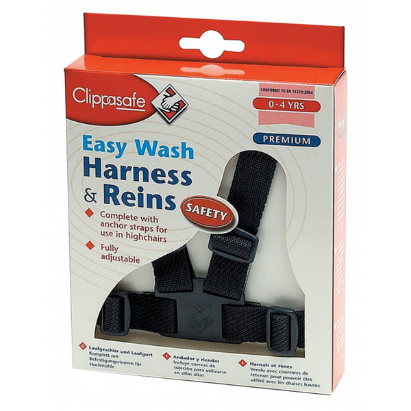 Clippasafe Harness and Reins - Navy