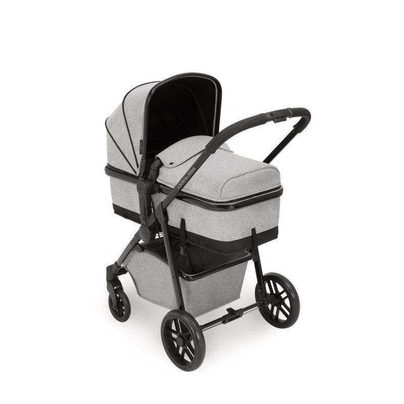 Ickle Bubba Moon 3-in-1 Travel System with ISOFIX Base - Silver Grey