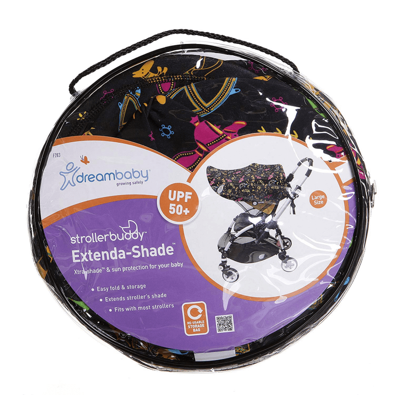 Dreambaby Stroller Buddy Extenda-Shade With Animal Print (Large)