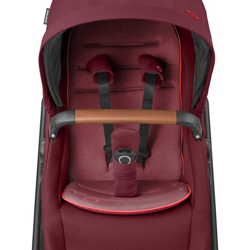 Maxi-Cosi Lila CP Pushchair + CabrioFix Car Seat – Essential Red