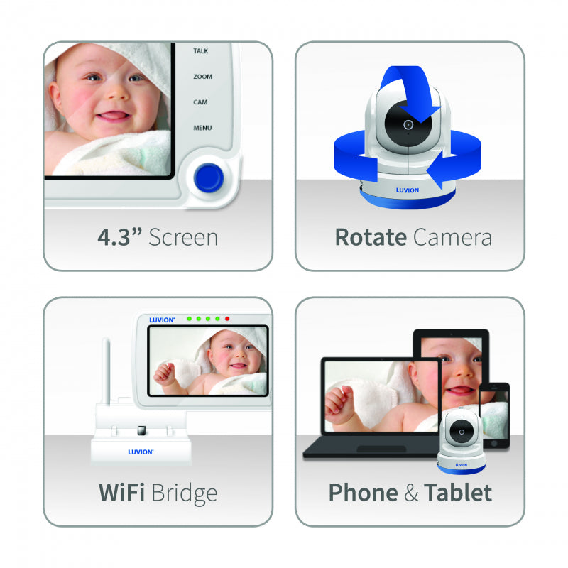 Luvion Supreme Connect Smart Baby Monitor