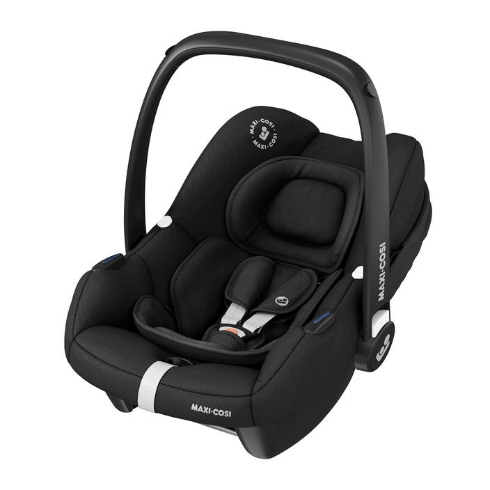 Maxi-Cosi Tinca i-Size Car Seat and FamilyFix2 Base – Essential Black