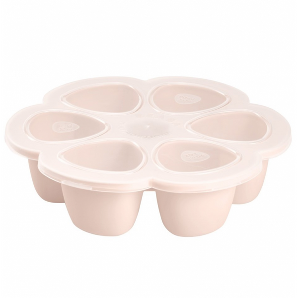 Beaba Multiportions Silicone Tray – 6 x 90ml – Pink