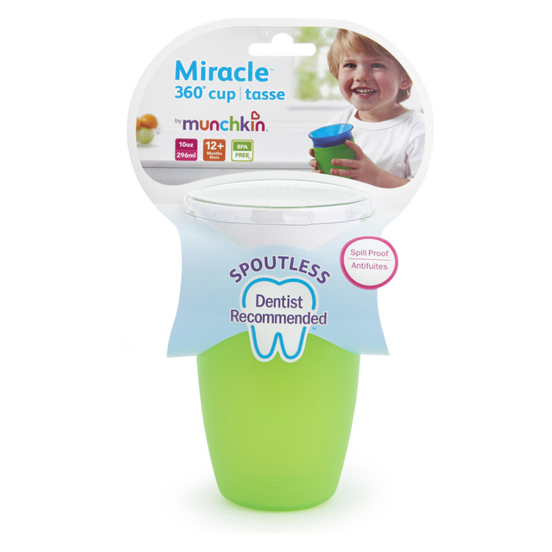 Munchkin Miracle 360° Sippy Cup – 10oz – Green