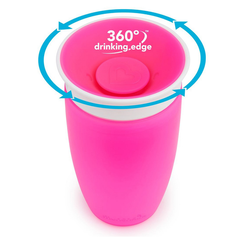 Munchkin Miracle 360° Sippy Cup – 10oz – Pink