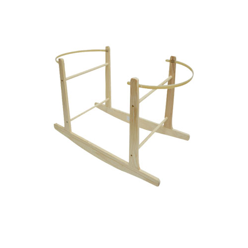 Cuddles Collection Natural Moses Basket Stand – Made Exclusively in The UK