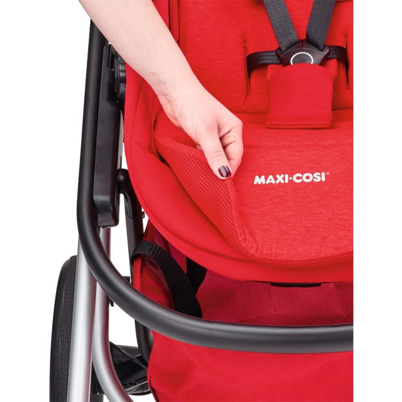 Maxi-Cosi Lila Pushchair - Nomad Red (Silver Frame)
