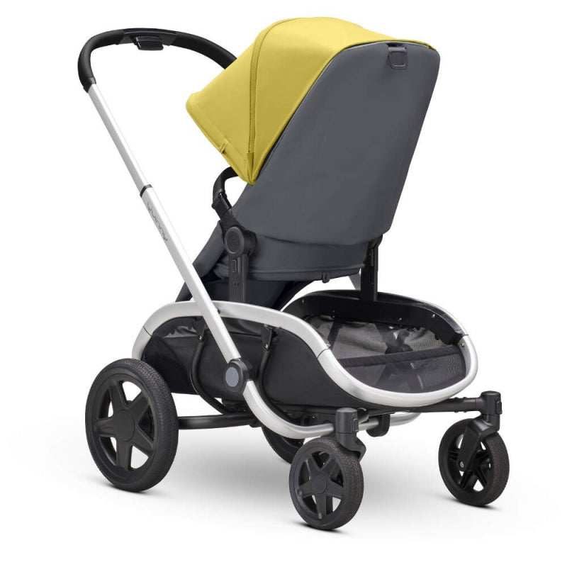Quinny Hubb Stroller and Hux Carrycot - Ochre on Graphite/Grey