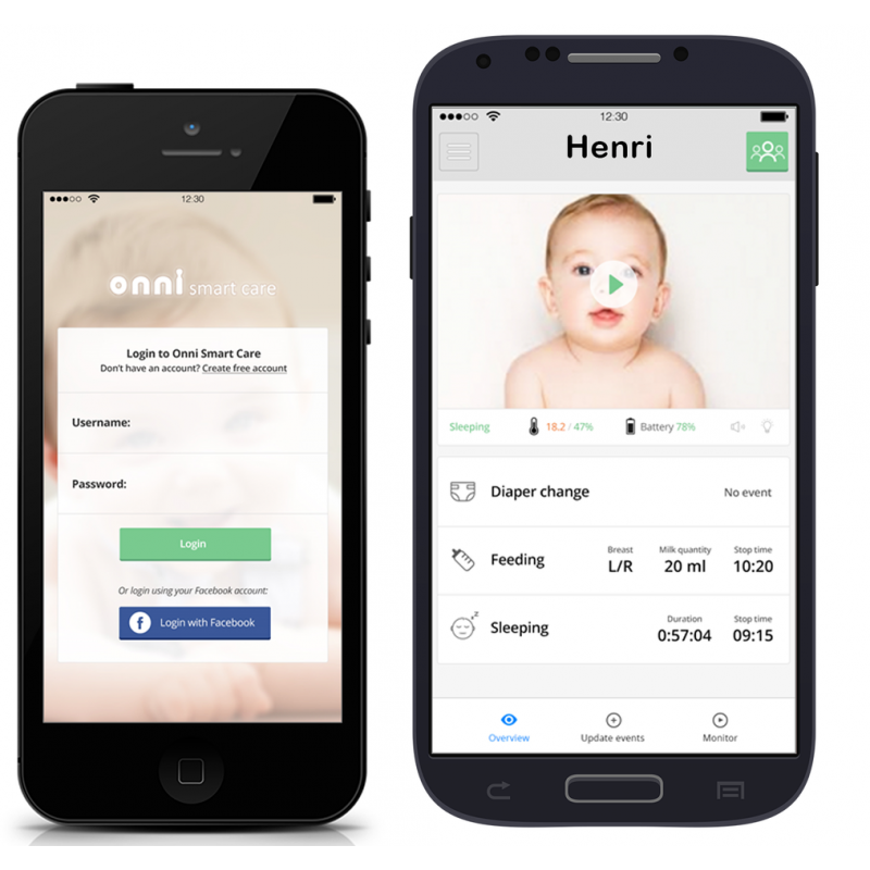 Onni Twinkle Smart WiFi Video Baby Monitor